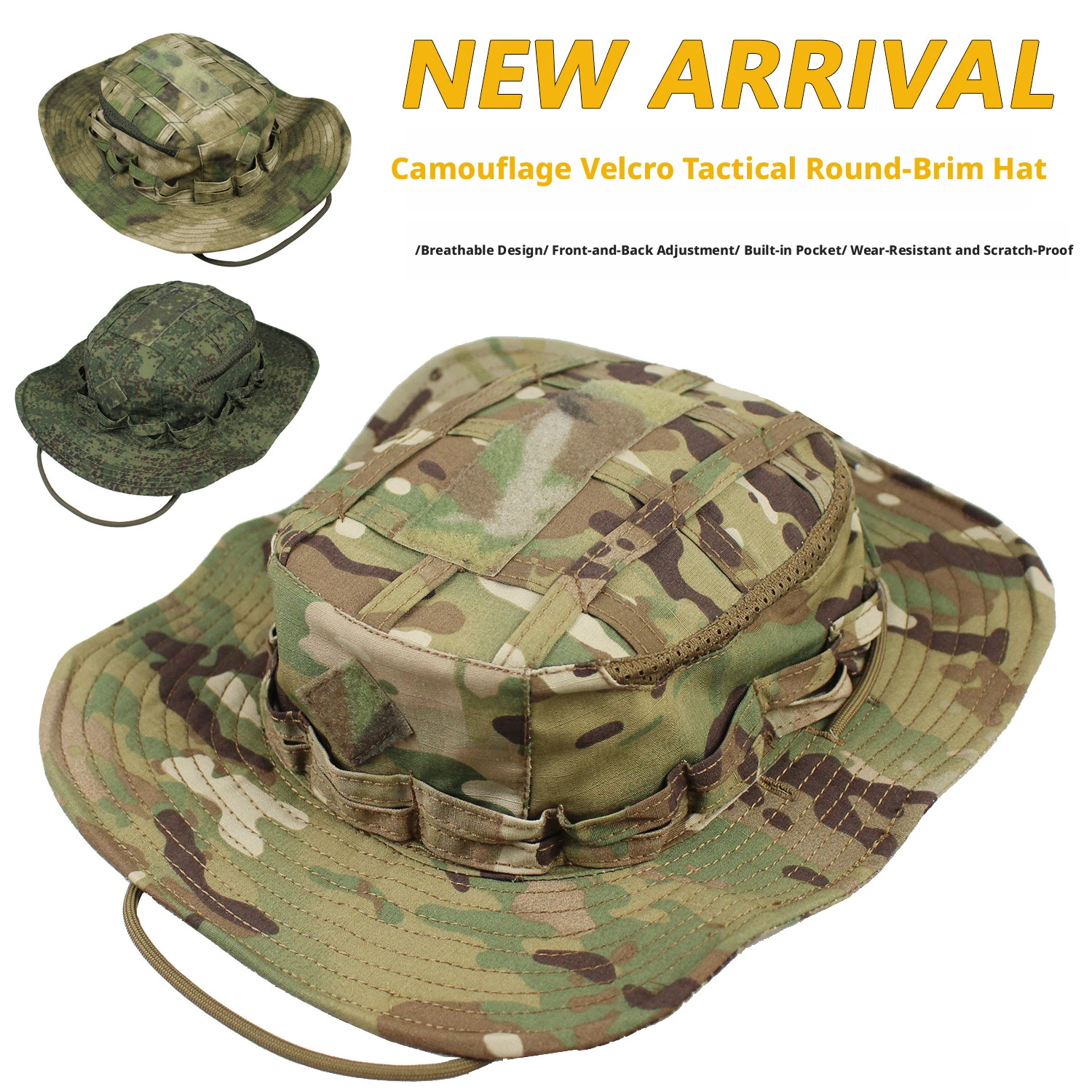 Boonie Hat Tactical - Milspec Tactical Boonie Hat, Multicam Camouflage