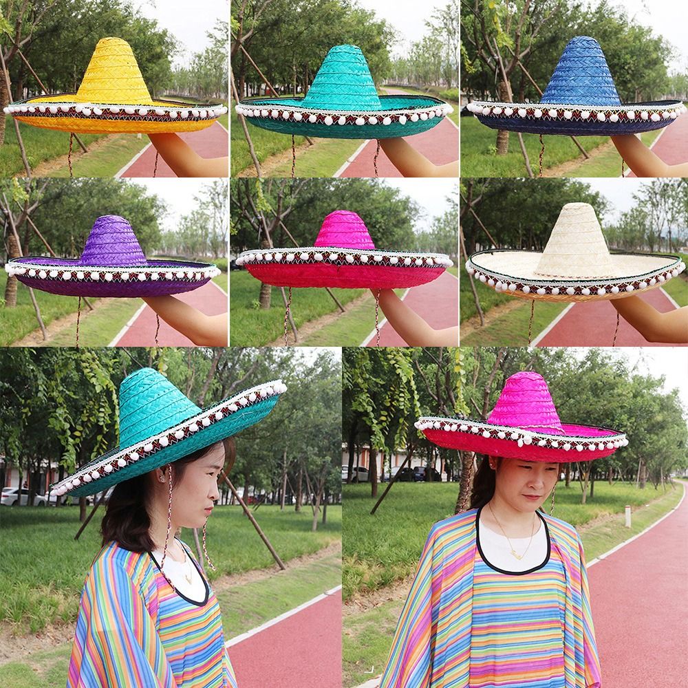 Sun Hat Wide Brim - Mexican Style Straw Hats Wide Brim