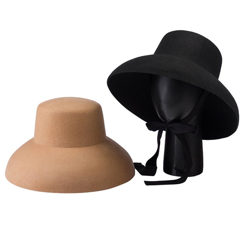 Retro Style Pure Wool Hat Wide - Fedora Hat Wool recensie en prijs
