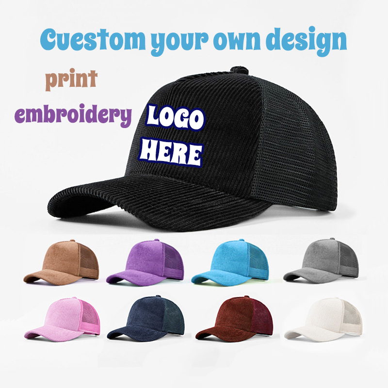 Corduroy Mesh Sport Cap Custom - Corduroy Cap 5 Panel recensie en prijs