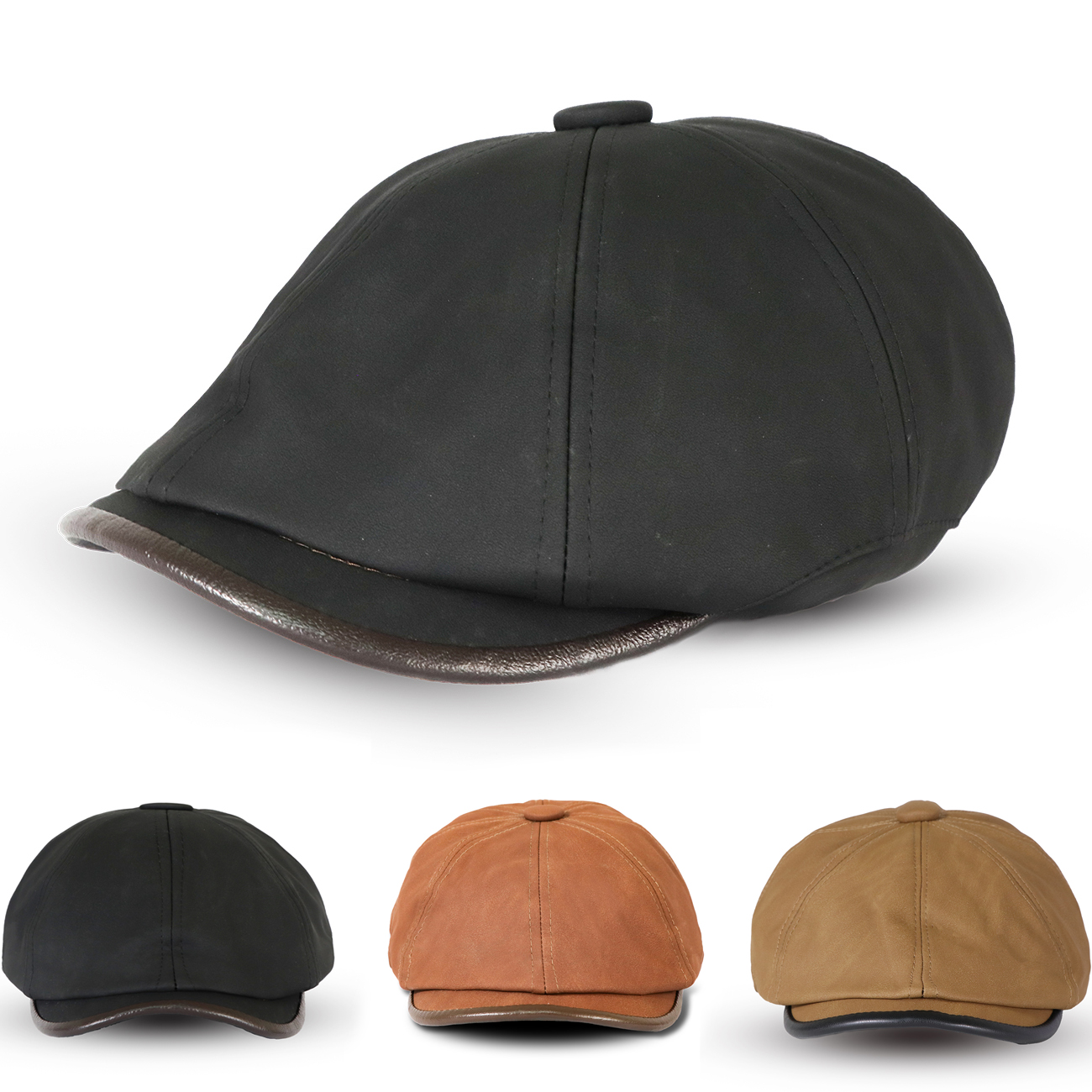 Men's Octagonal Newsboy Hat Wa - Newsboy Cap Ivy recensie en prijs