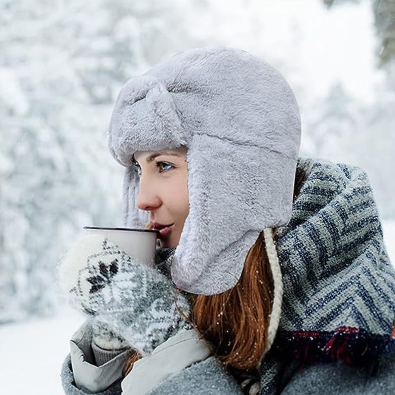 New Winter Warm Thick Plush Bo - Trapper Hat Ear Flap recensie en prijs