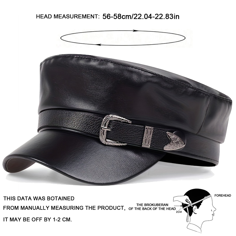 Fashion Women Large Belt Buckl - Snapback Hat Flat recensie en prijs