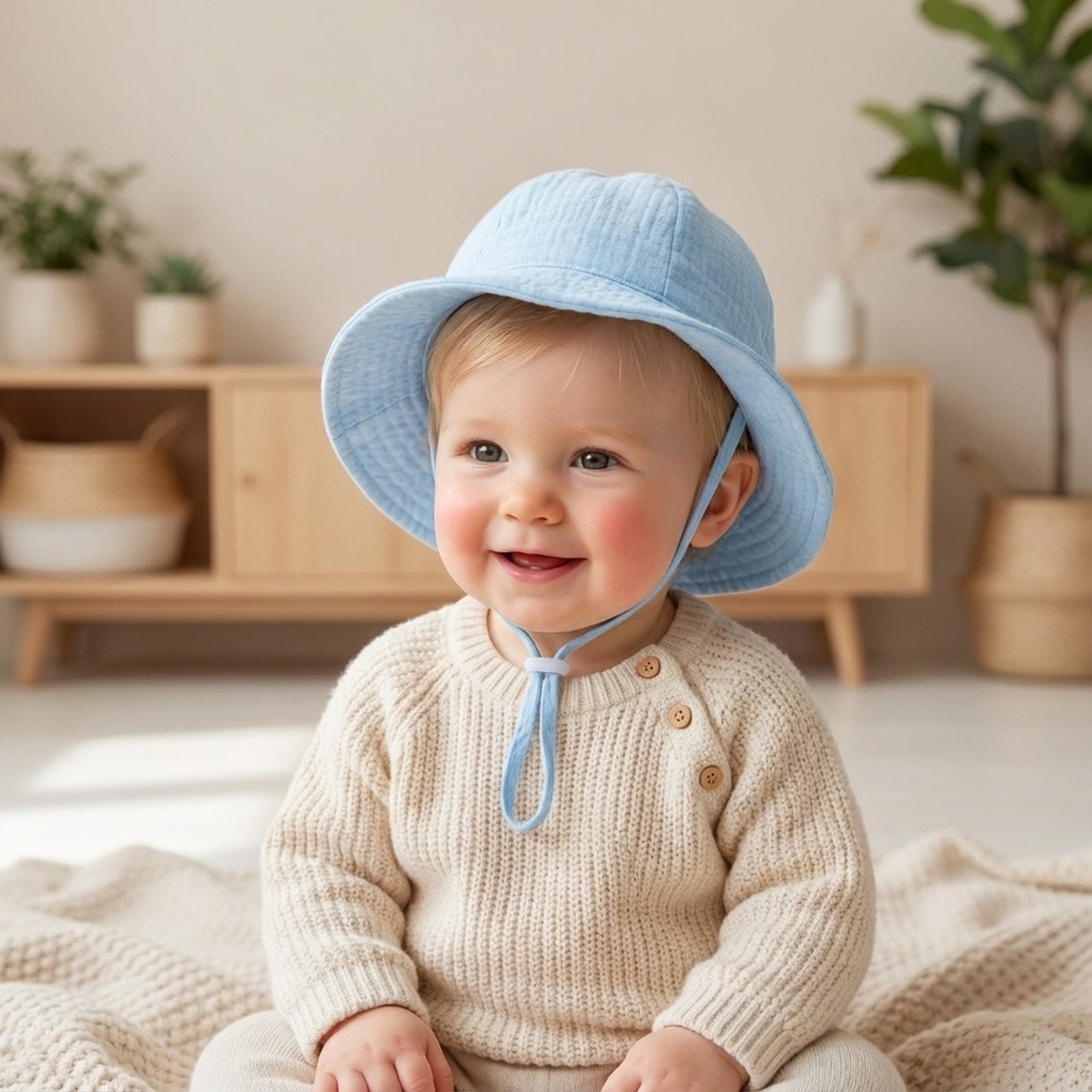 Kids' Baby Solid Color Soft Fo - Visor Sun Hat recensie en prijs