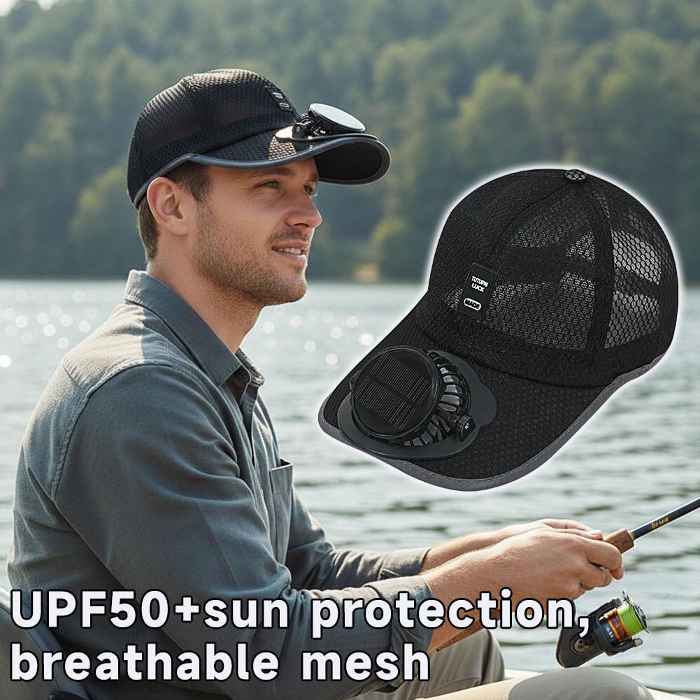 Mesh Baseball Hat With Solar P - Golf Cap Dad recensie en prijs