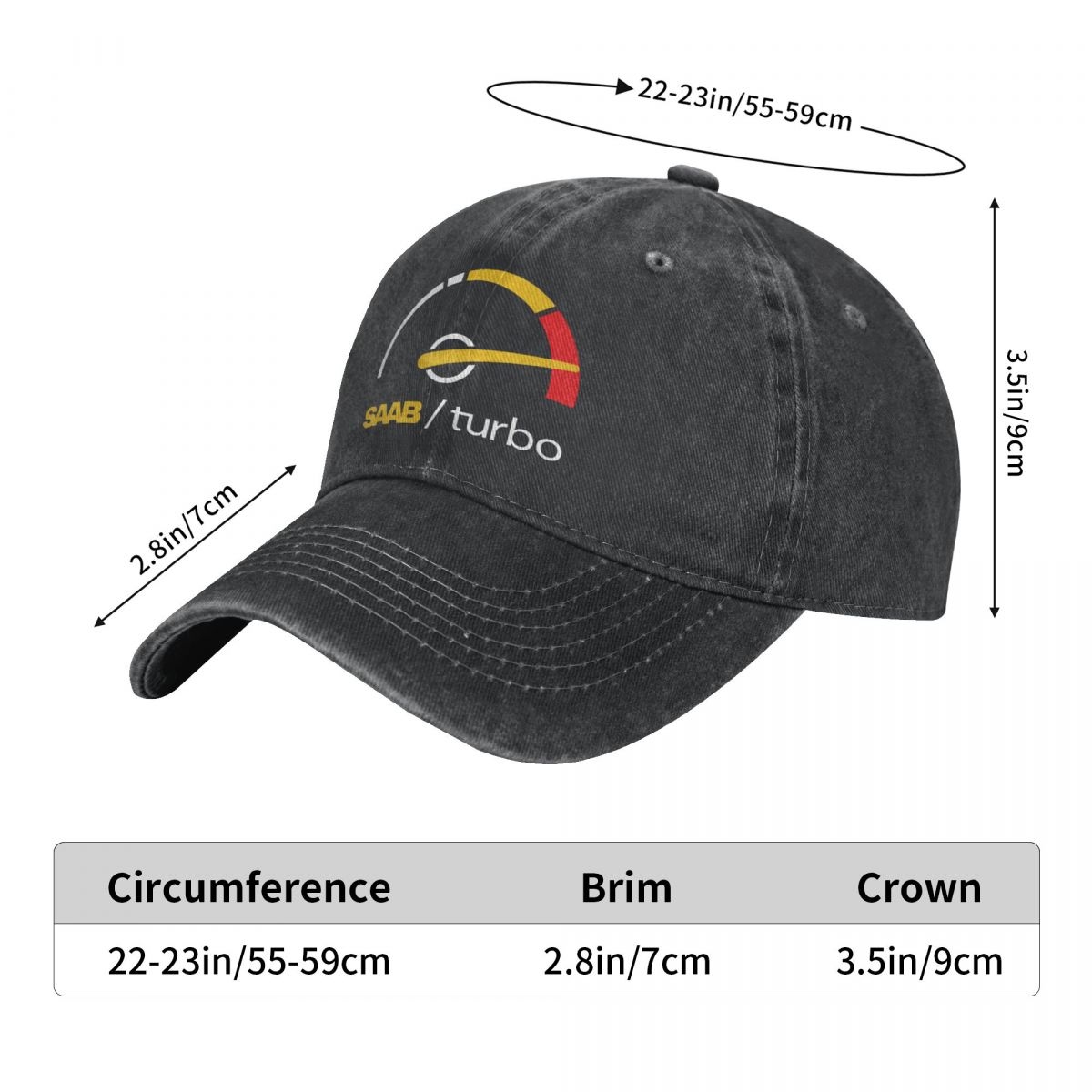 Washed Men's Baseball Cap Turb - Golf Cap Dad recensie en prijs