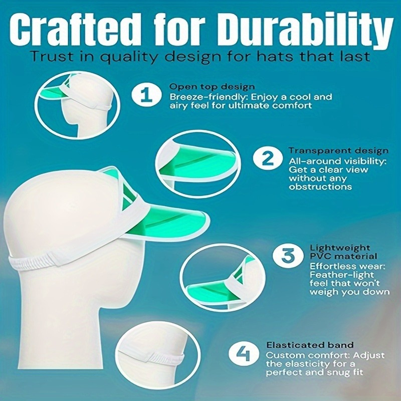 1PC Sun Visor Hat for Women, C - Sun Hat Wide Brim recensie en prijs