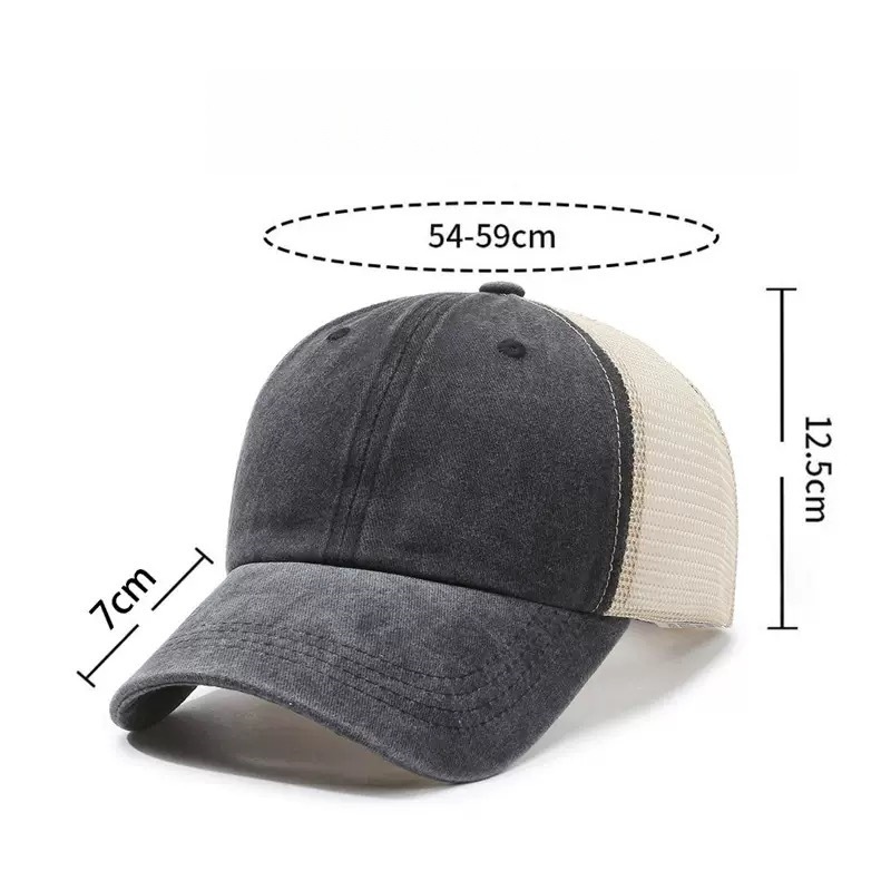 Custom Logo Washed Mesh Cap Br - Visor Sun Hat recensie en prijs