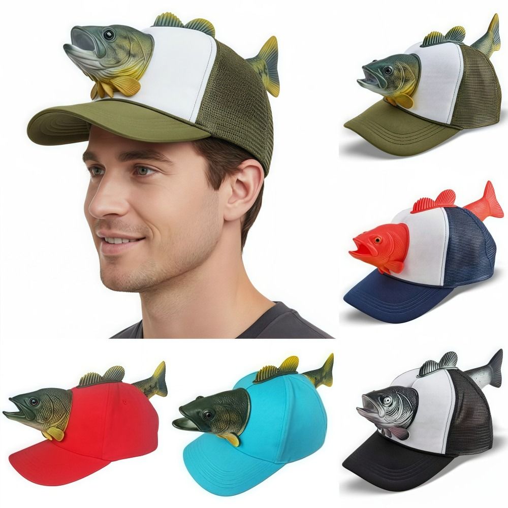 Funny 3D Fish Animal Trucker H - Trucker Cap Mesh recensie en prijs