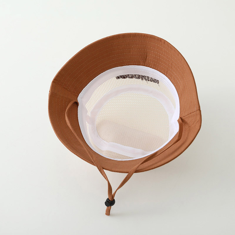 Letter Embroidered Baby Sun Ha - Bucket Hat Cotton recensie en prijs