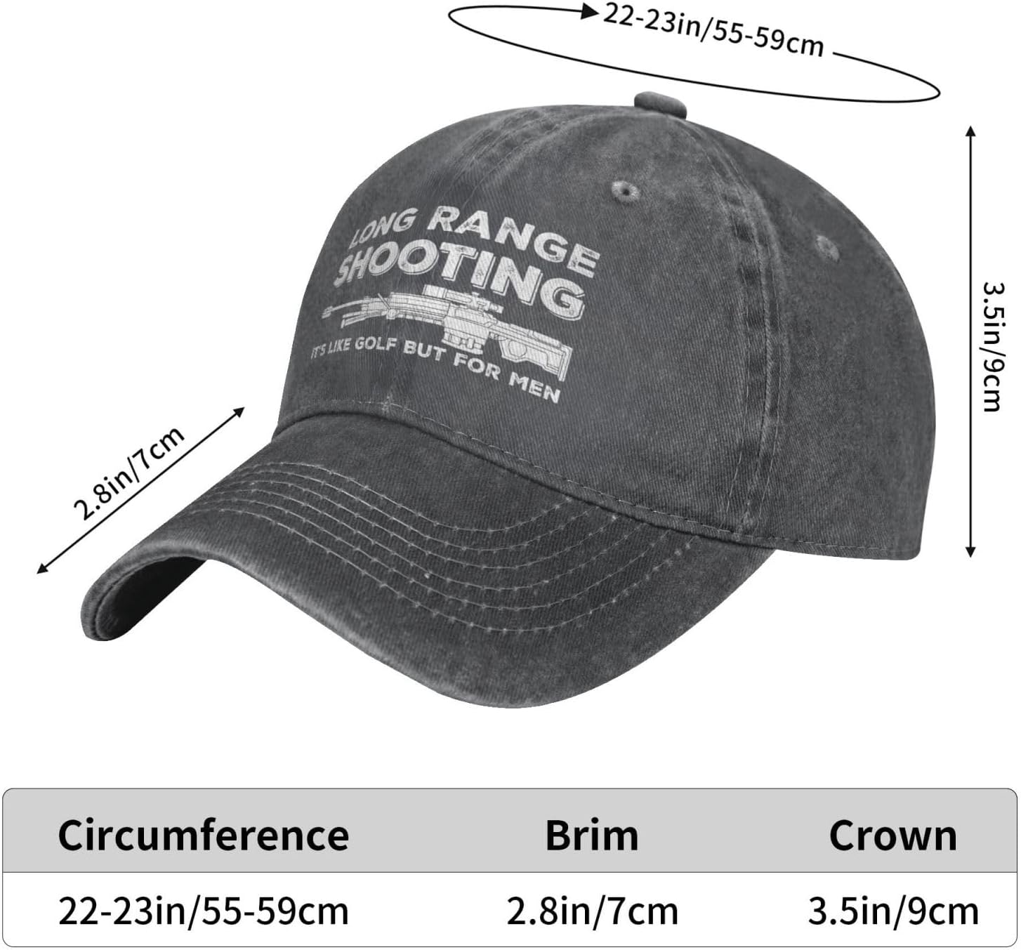 Funny Hat Long Ranges Shooting - Golf Cap Dad recensie en prijs