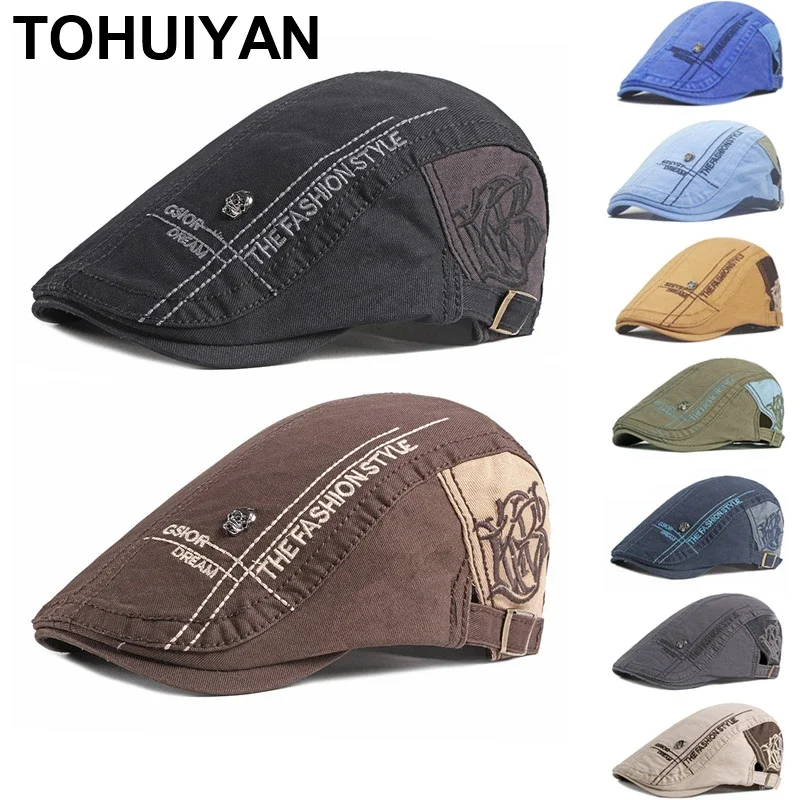 Unisex Skull Letters Newsboy C - Newsboy Cap Ivy recensie en prijs
