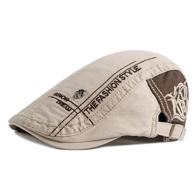 Unisex Skull Letters Newsboy C - Newsboy Cap Ivy recensie en prijs