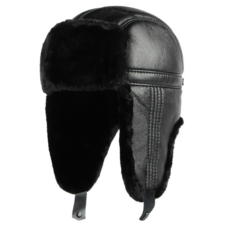 HT4002 New PU Leather Russian  - Trapper Hat Ear Flap recensie en prijs