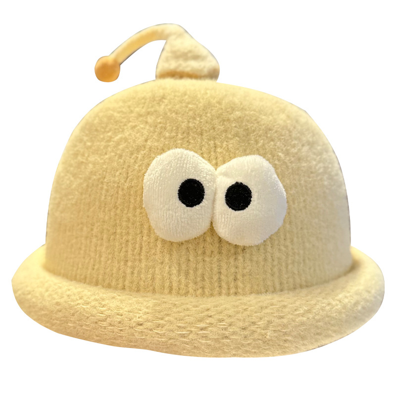 Playful Big-Eyed Garlic Knitte - Beanie Cuffed Knit recensie en prijs