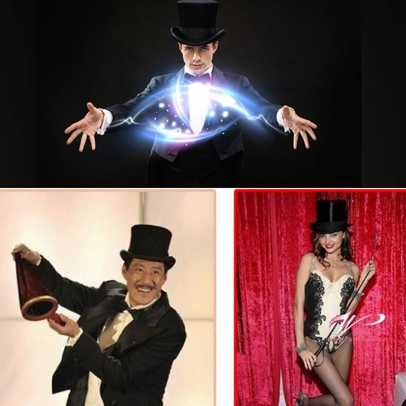 Retro Top Hat Magician Costume - Fedora Hat Wool recensie en prijs