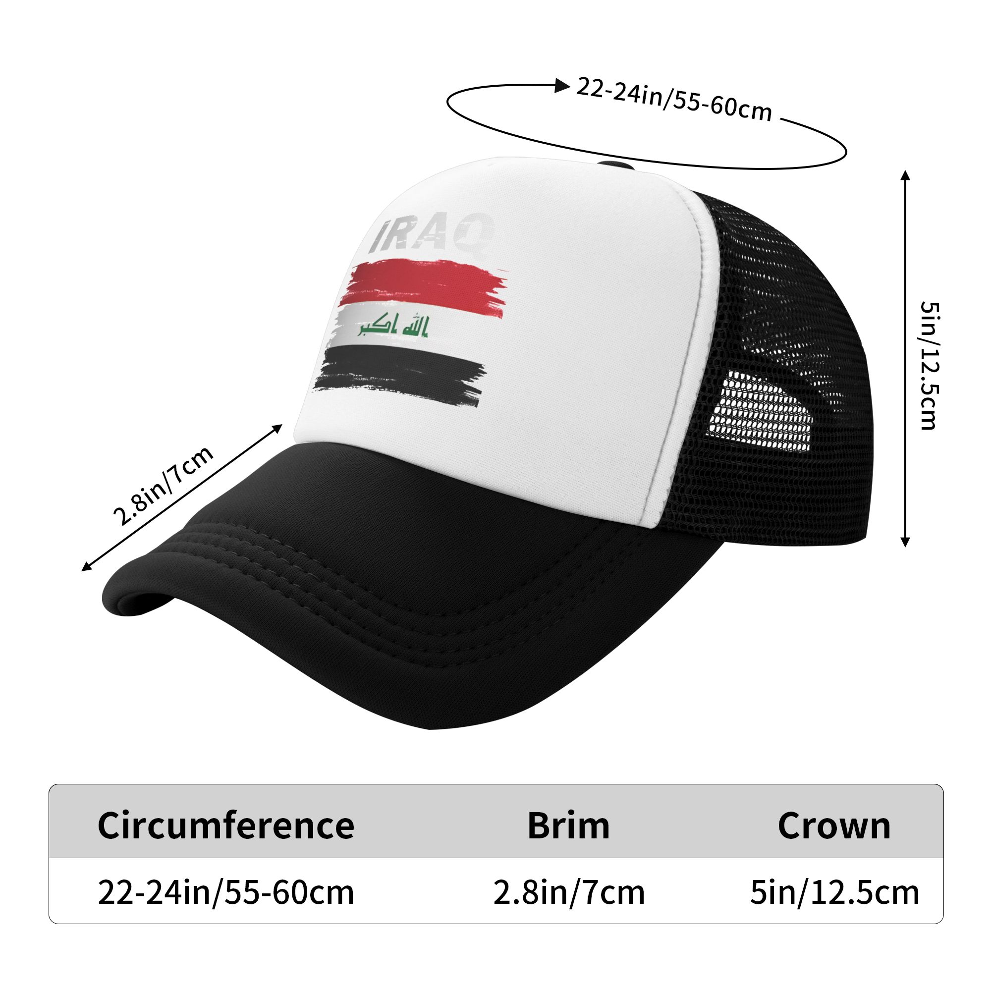 Mesh Sun Hats Iraq Flag Nation - Trucker Cap Mesh recensie en prijs