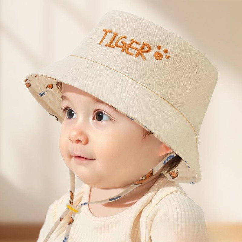 Letter Embroidered Baby Bucket - Bucket Hat Cotton recensie en prijs