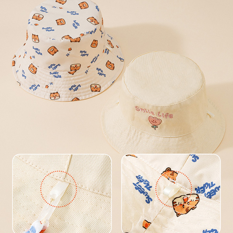 Letter Embroidered Baby Bucket - Bucket Hat Cotton recensie en prijs