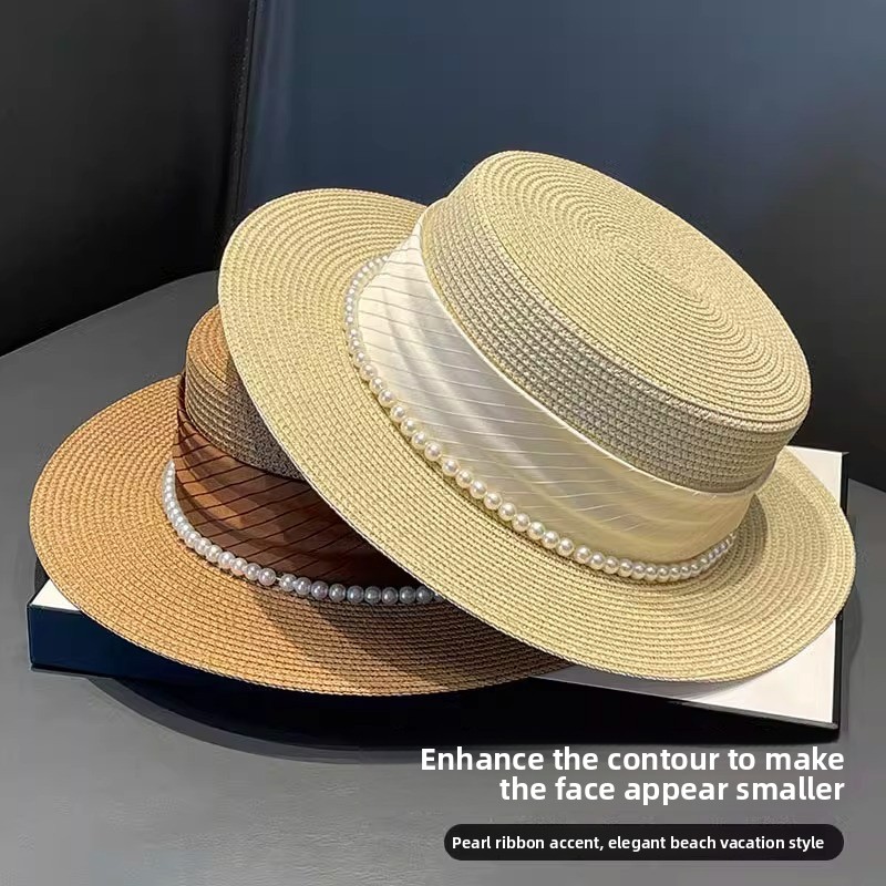 2025 New Style Hat Retro Flat  - Sun Hat Wide Brim recensie en prijs
