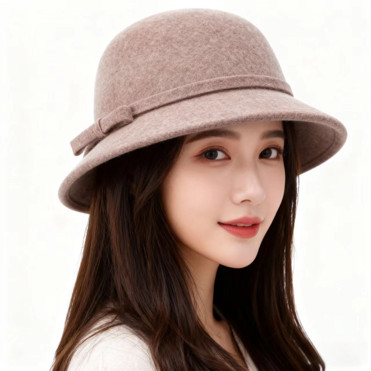 100% Real Wool Women Hats Autu - Fedora Hat Wool recensie en prijs