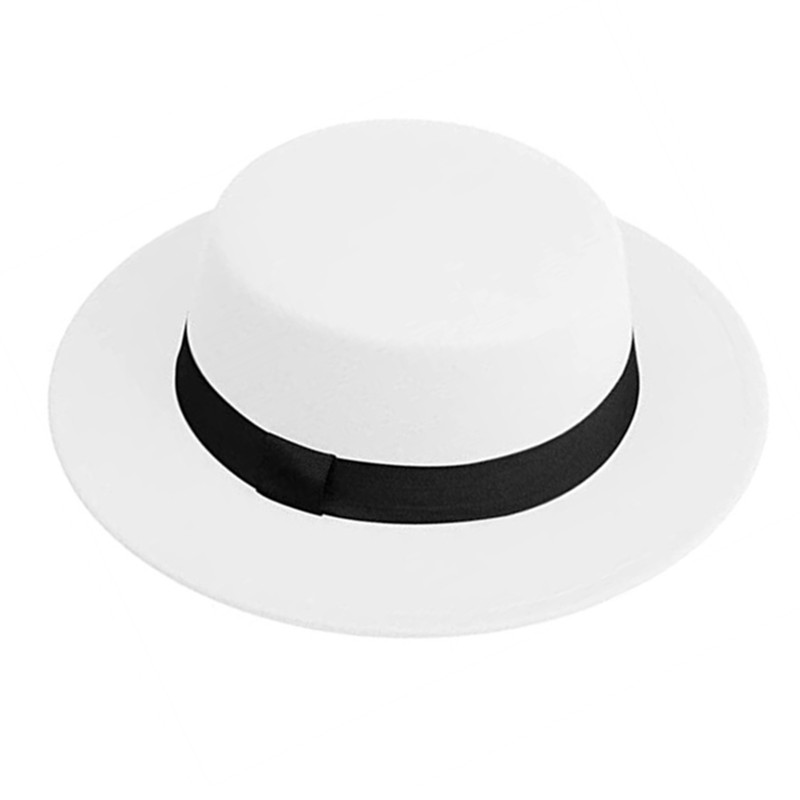 Men Women White Fedora Hat Fla - Fedora Hat Wool recensie en prijs