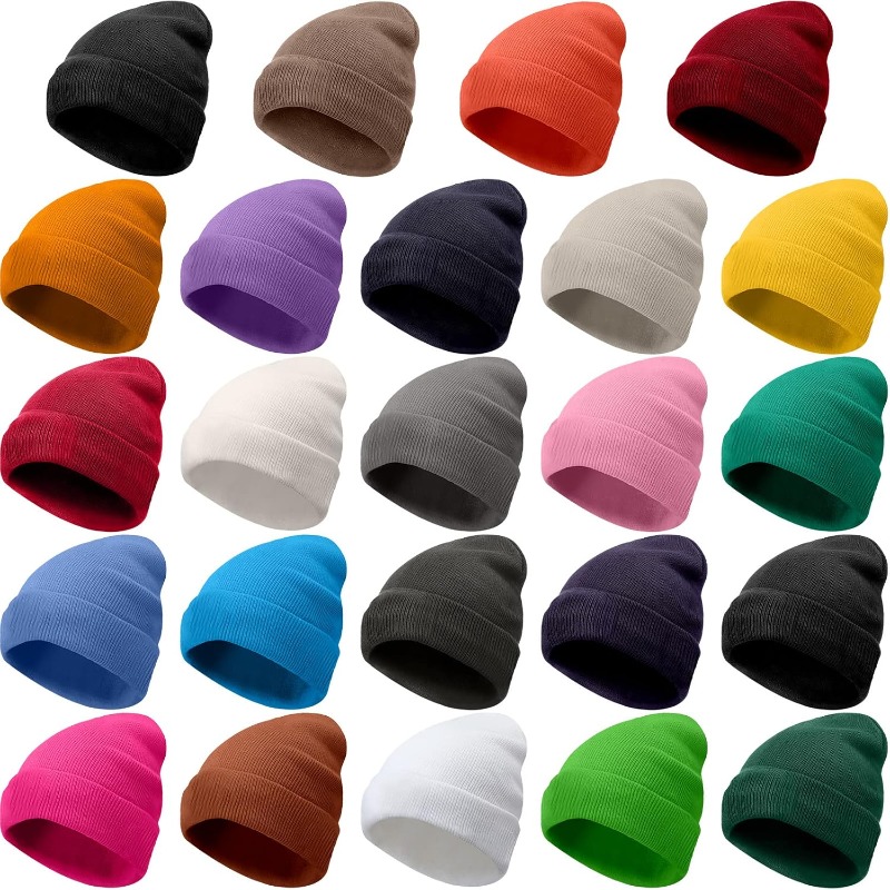 1pc Winter Warm Thick Beanie H - Beanie Cuffed Knit recensie en prijs