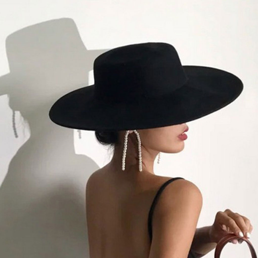 French Ladies Fedoras Top Bow  - Fedora Hat Wool recensie en prijs