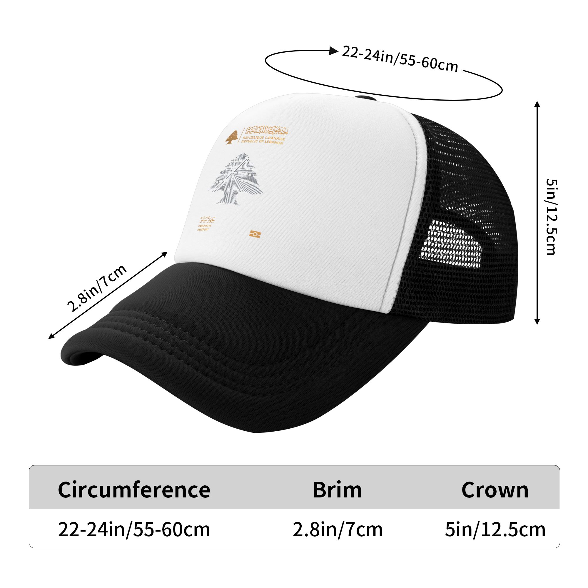 Lebanon Passport  Sun Hats  Tr - Trucker Cap Mesh recensie en prijs