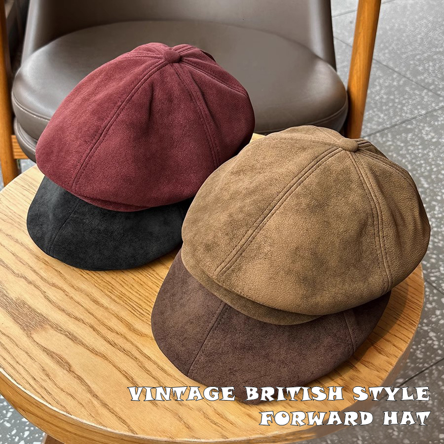 Vintage Suede Newsboy Cap Men  - Newsboy Cap Ivy recensie en prijs