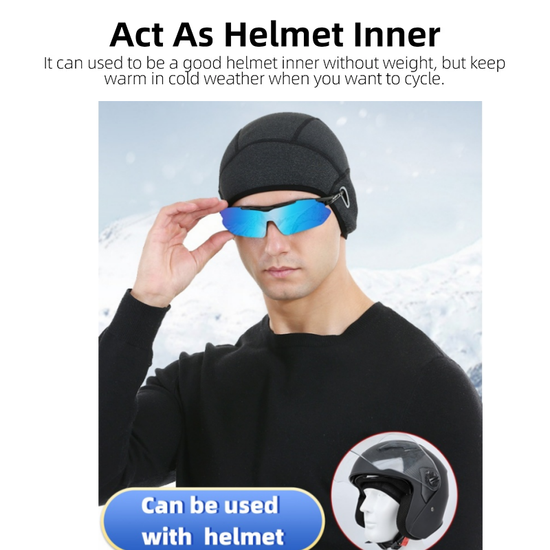 Winter Cycling Warm Cap MTB He - Skull Cap Helmet Liner recensie en prijs