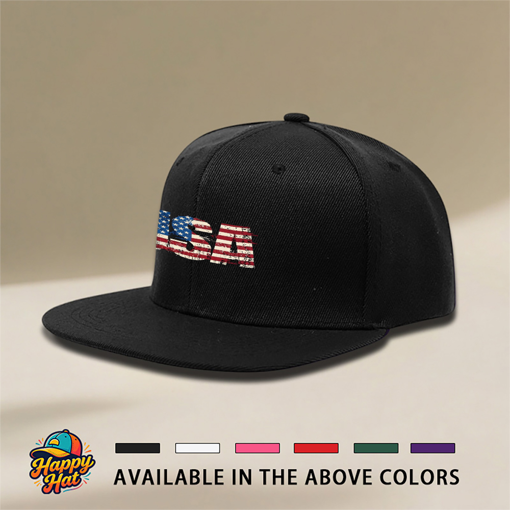 1PC USA Flag Embroidered Snapb - Snapback Hat Flat recensie en prijs