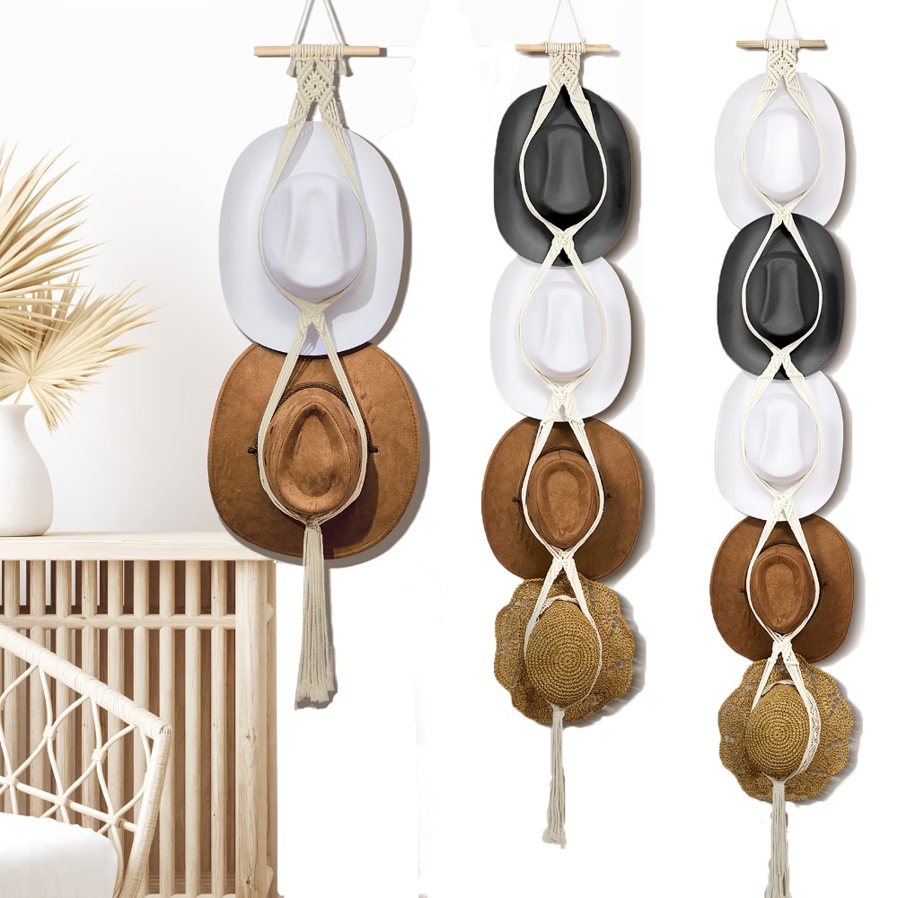 Bohemian Macrame Hat Hanger Ha - Sun Hat Wide Brim recensie en prijs
