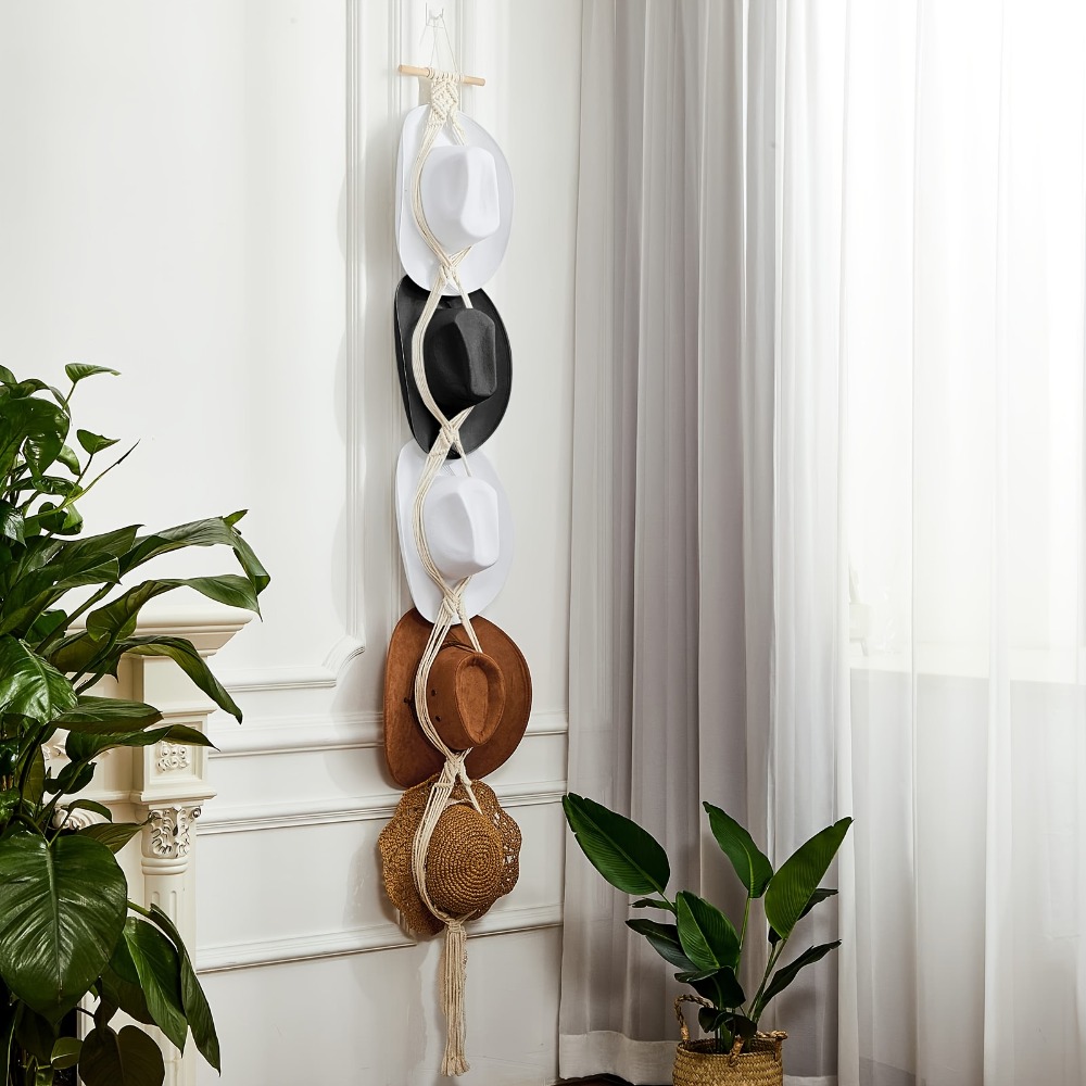 Bohemian Macrame Hat Hanger Ha - Sun Hat Wide Brim recensie en prijs