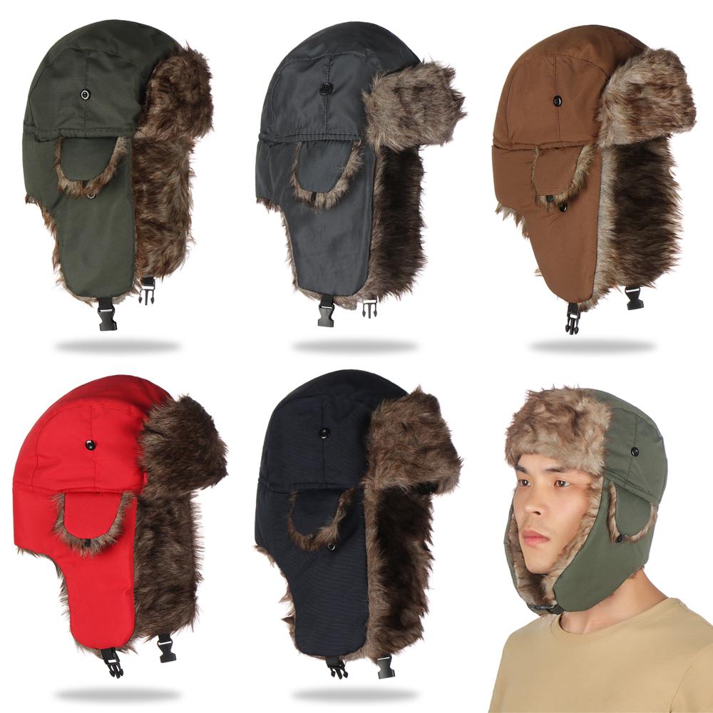 Warm Winter Fur Earflap Ski Ha - Trapper Hat Ear Flap recensie en prijs