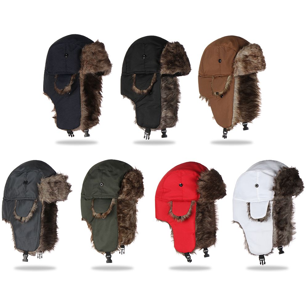 Warm Winter Fur Earflap Ski Ha - Trapper Hat Ear Flap recensie en prijs