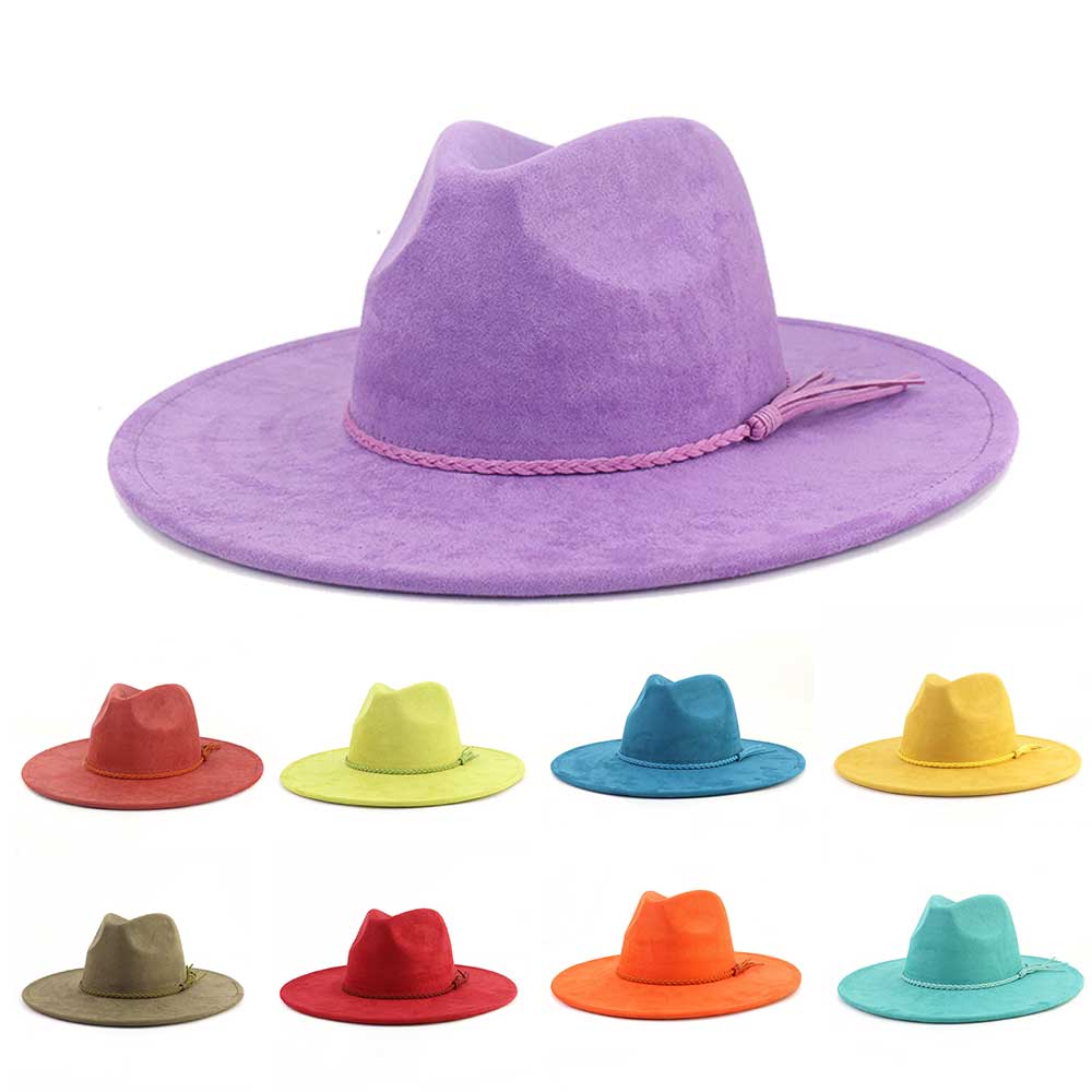 Vegan Suede Hat Teardrop shape - Fedora Hat Wool recensie en prijs
