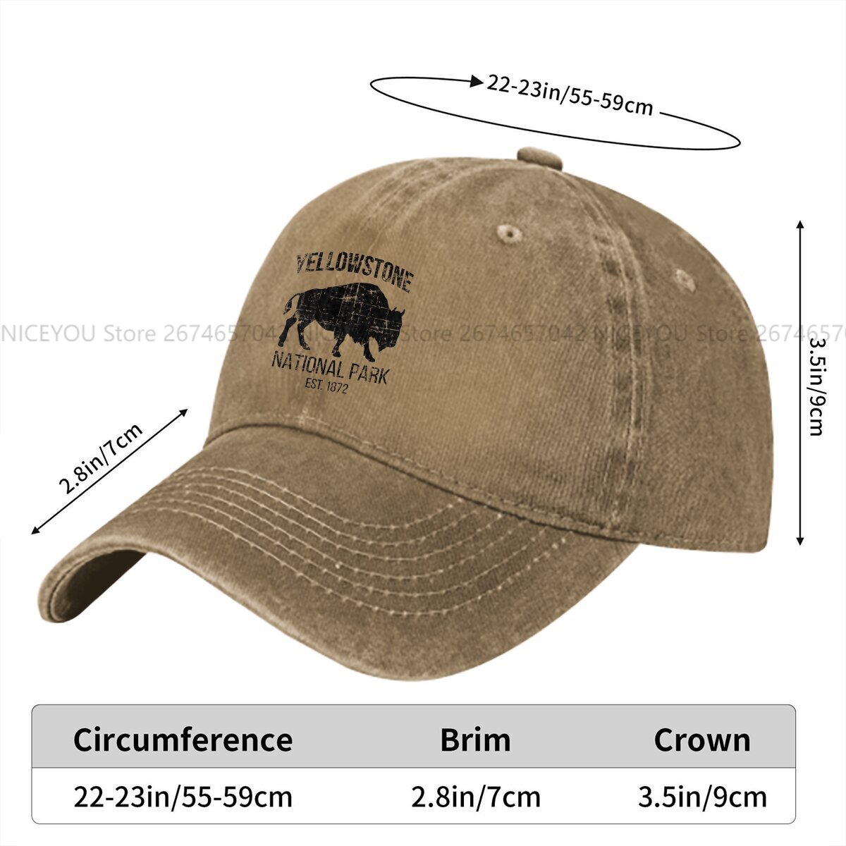 Washed Men's Baseball Cap Buff - Golf Cap Dad recensie en prijs