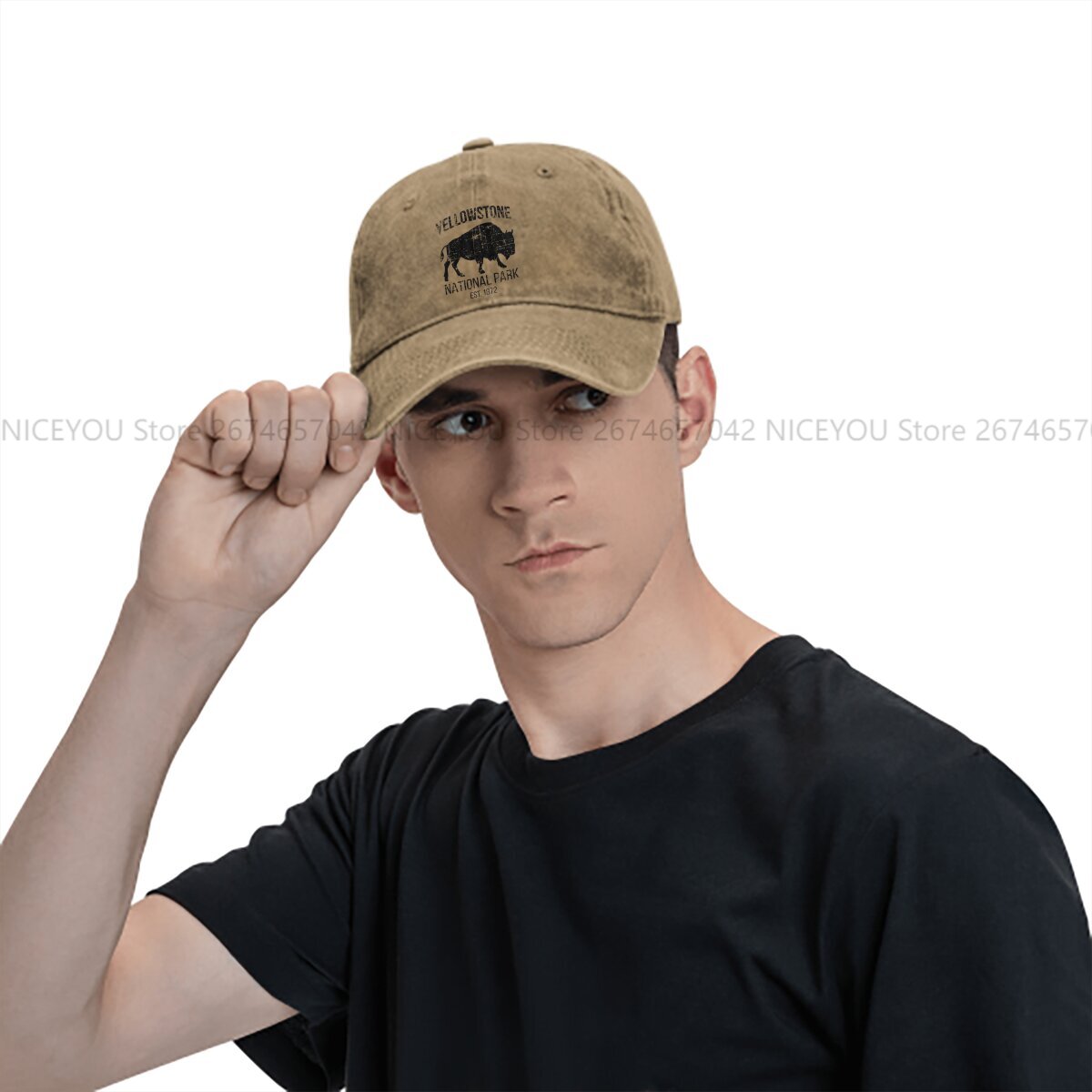 Washed Men's Baseball Cap Buff - Golf Cap Dad recensie en prijs