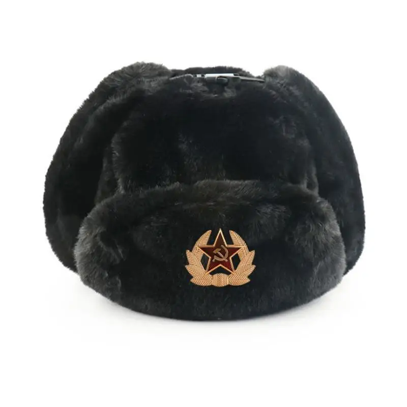 Soviet Badge Ushanka Men&Women - Trapper Hat Ear Flap recensie en prijs
