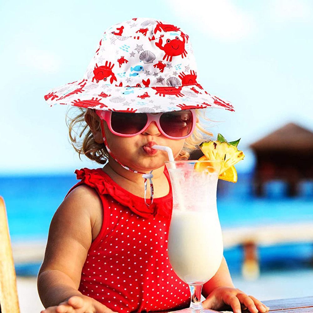 Summer Boys Girls Neck Ear Cov - Sun Hat Wide Brim recensie en prijs