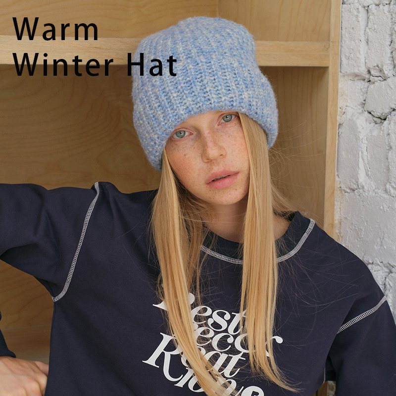 New Warm Winter Hat Heathered  - Beanie Cuffed Knit recensie en prijs