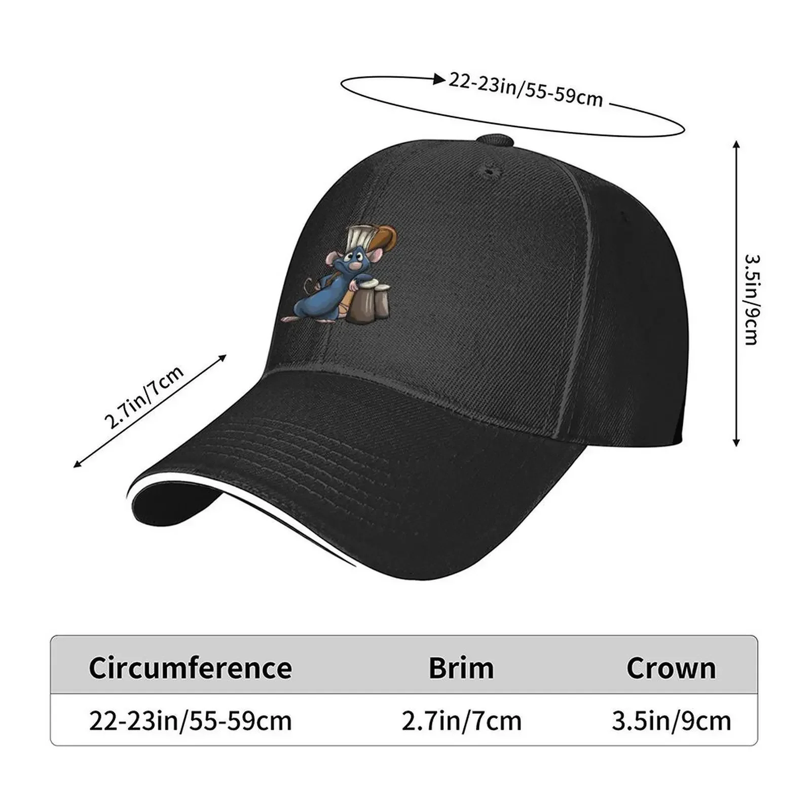 Remy- Ratatouille T-Shirt Base - Baseball Cap Structured recensie en prijs