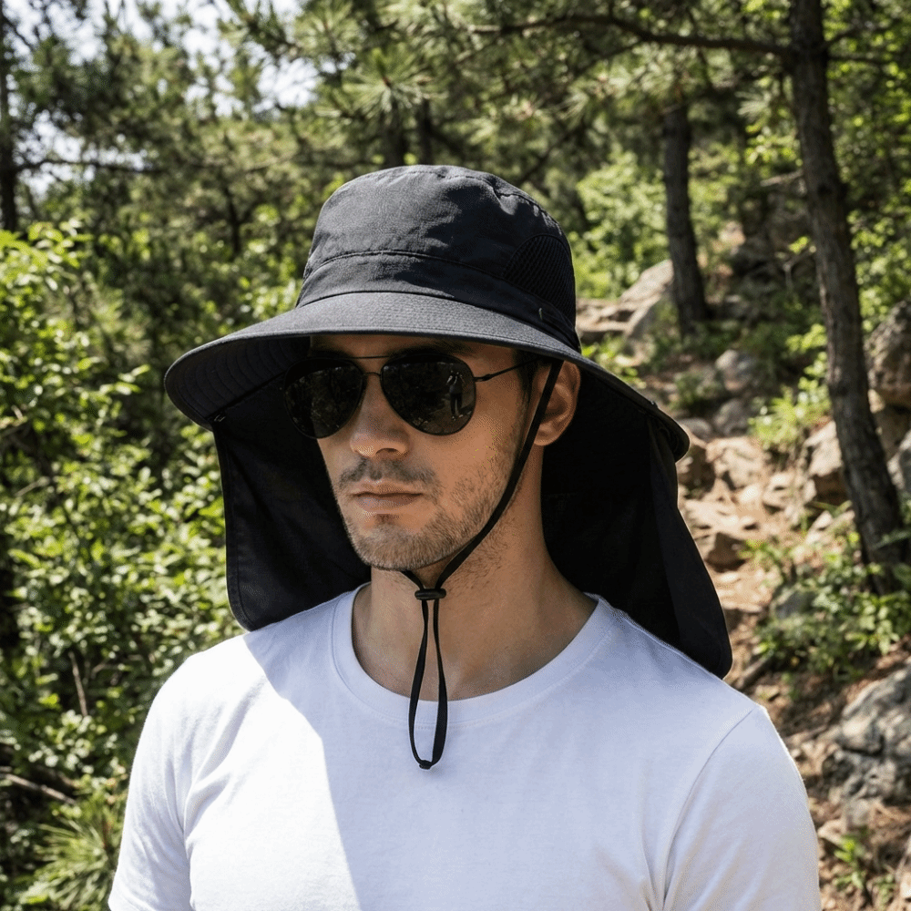 Removable Cloth Men Sun Hat Bi - Visor Sun Hat recensie en prijs