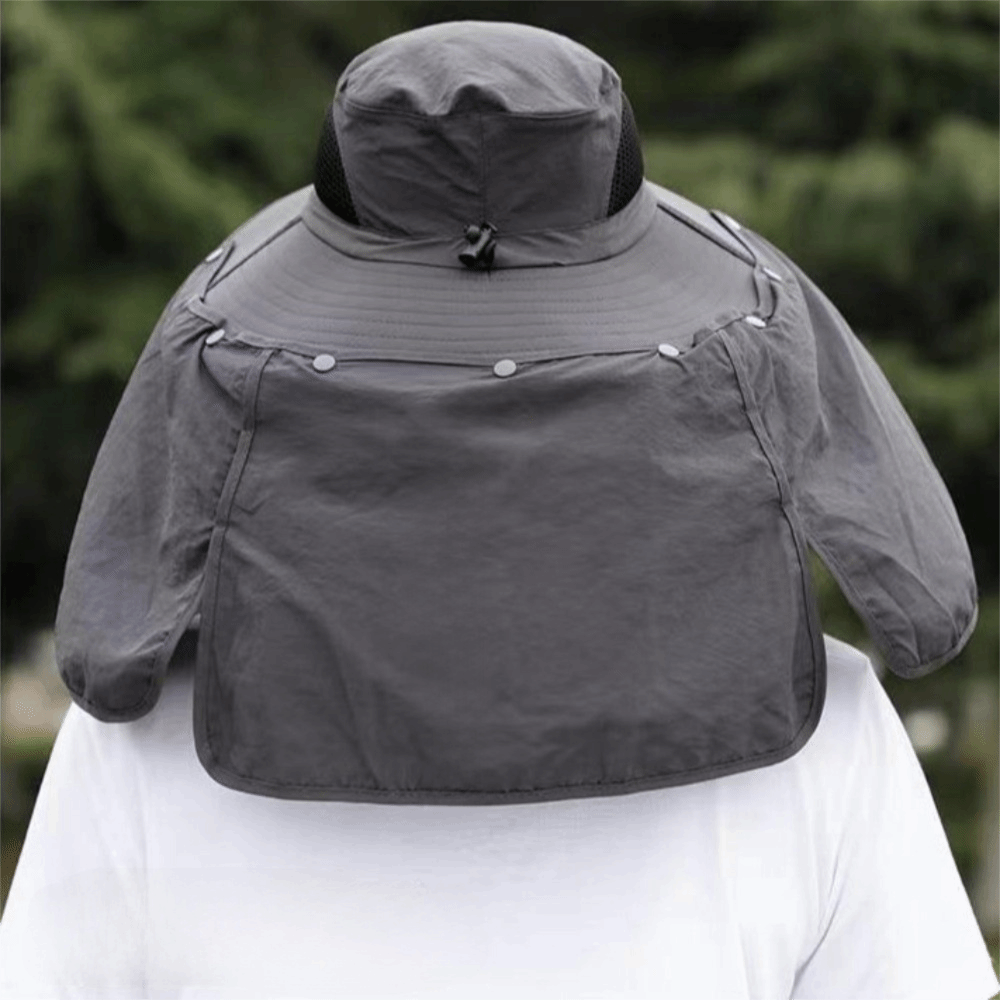 Removable Cloth Men Sun Hat Bi - Visor Sun Hat recensie en prijs