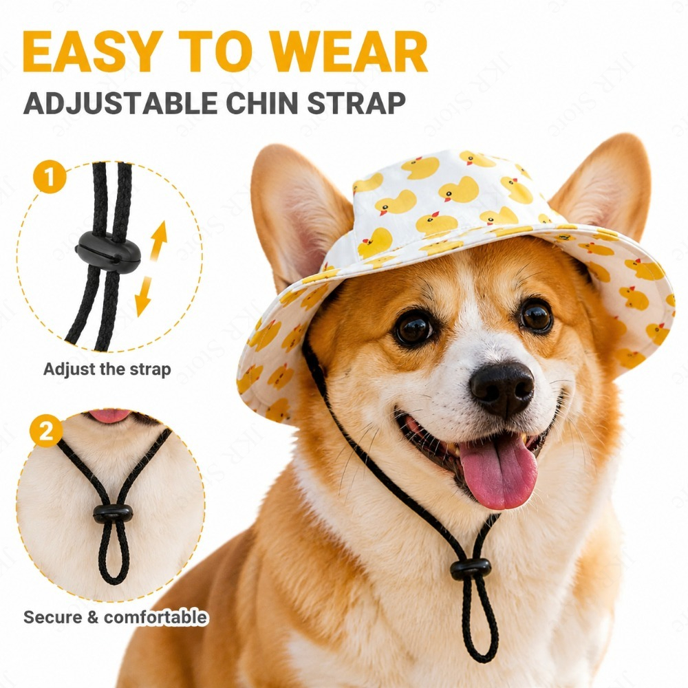 Adjustable Dog Hat Cute Print  - Running Cap Lightweight recensie en prijs