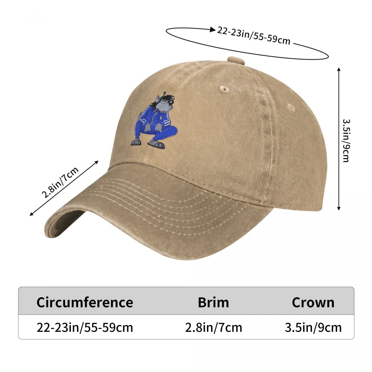 Washed Men's Baseball Cap Trac - Golf Cap Dad recensie en prijs