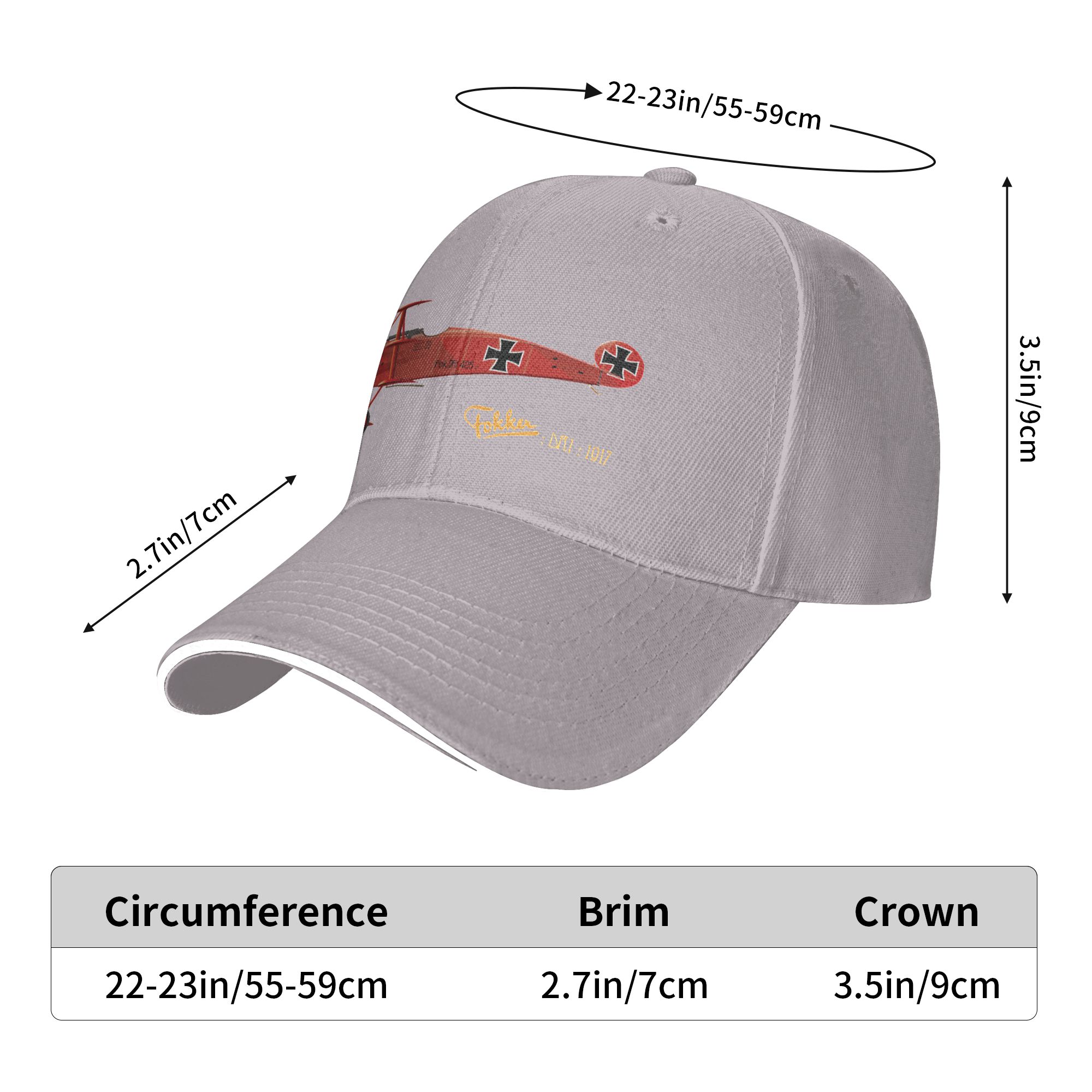 Fashion Fokker DR 1 - 1917  Cu - Baseball Cap Structured recensie en prijs