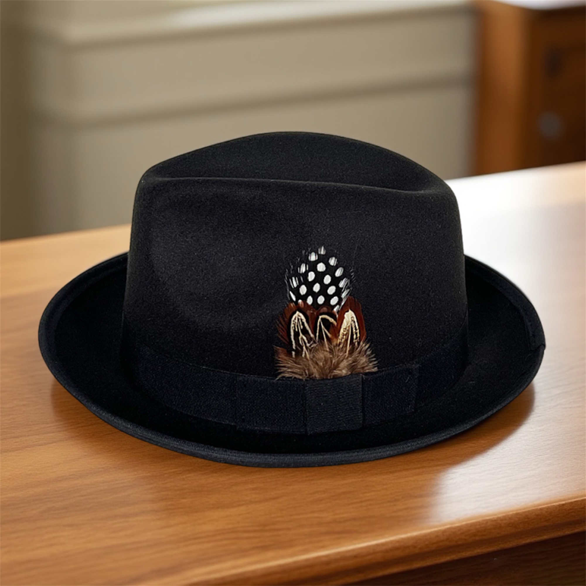 Vintage Style Wool Fedora Hat  - Fedora Hat Wool recensie en prijs
