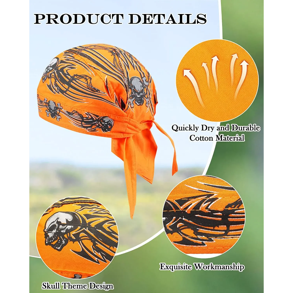 1pc Cycling Skull Pirate Cap H - Skull Cap Helmet Liner recensie en prijs
